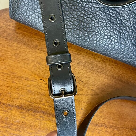 Coach Gotham Folio Business Bag Black Pebbled Leather NEW - Picture 3 of 12